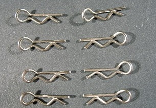 1/16 - 1/10 Body Clips klein gebogen ( 10pc. )